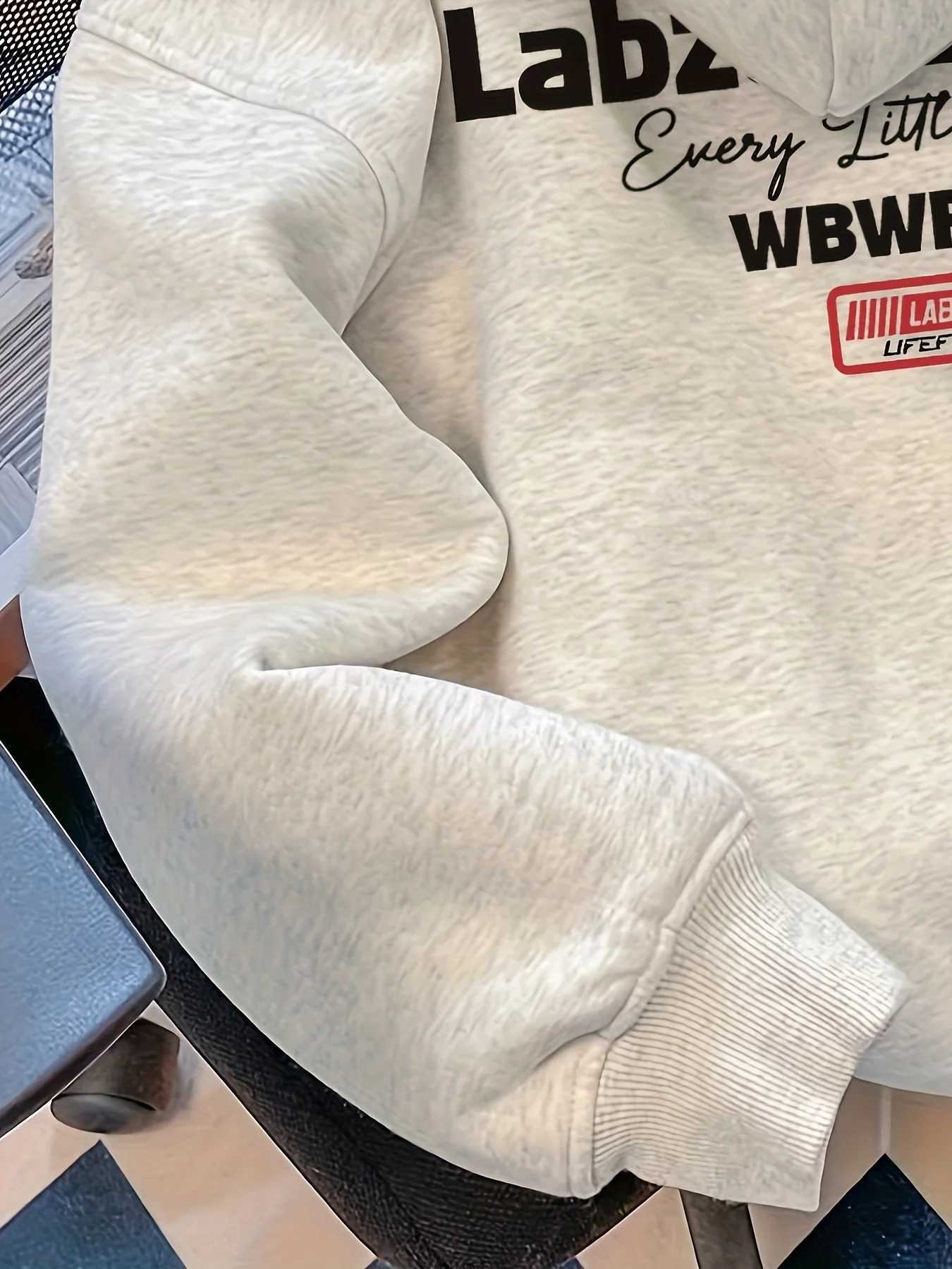 2025 Autumn and Winter New Mens Casual Printed Hoodie Couple Fashion Loose Unisex Pure Cotton Casual and Comfortable Hoodie W251106