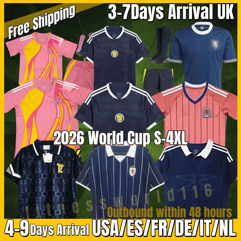 xxxl 4xl 2026 2027 Scotlands Soccer Jerseys ROBERTSON McTominay McGREGOR SHANKLAND MCGREGOR Football Shirt Home Away thrid maillot de Foot men kids kit unifrom S-4XL