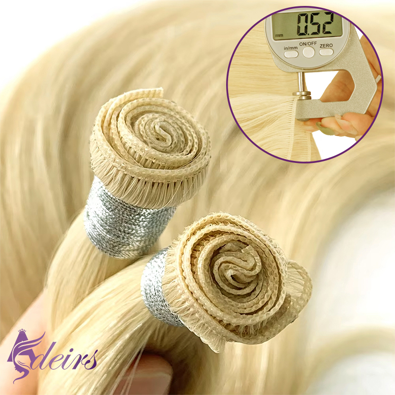 ADEIRS Genius Hair Wefts Extensions 100% Human Hair Bundles Brown Blonde 100g Sew In Straight Remy 16"-26" For Salon