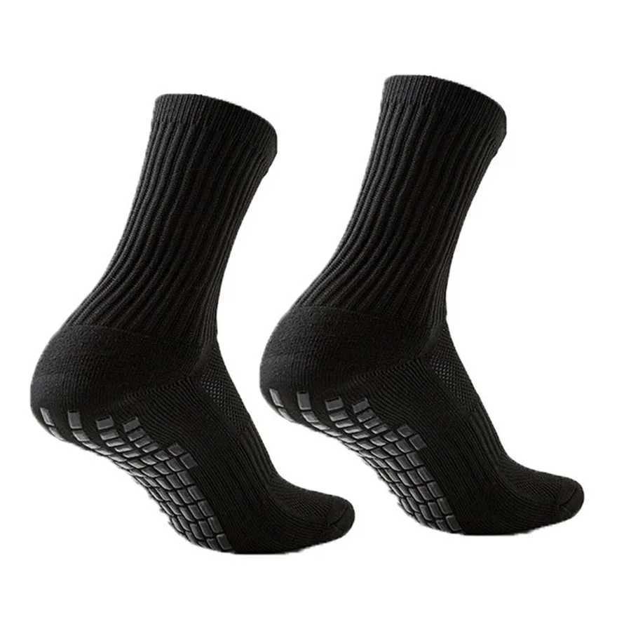 4Pair Breathable Non-Slip Grip Socks for Men Womens Football Basketball Baseball Rugby Soccer Cycling Running Tennis Exercise D260313