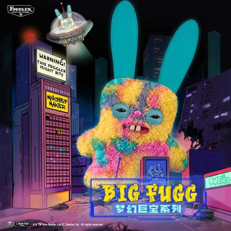 Fuggler Big Fugg Soft Plush Doll Toy Dreamy Giant Series Ugly Kawaii Teeth Monster Funny Baby Children Christmas Birthday Gifts J251106