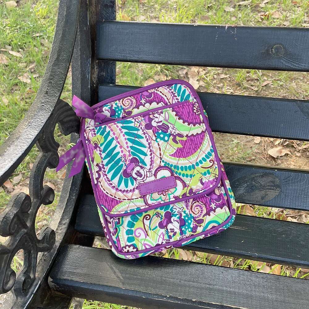 VB slanting small cotton environmental protection printed phone bag