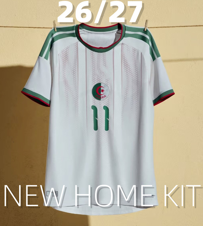 new jS Kabylia Maillot Algerie 2025 2026 Soccer Jerseys Player Version Algeria ATAL DELORT 26 27 BENNACER Football Shirt Kits MREZ FEGHOULI Uniforms Men summer