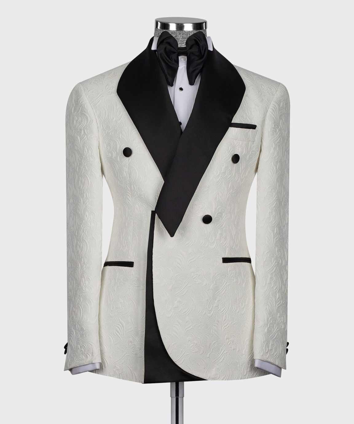 New Arrivals One Piece Black And White Spring Summer Men Suits Set Blazer With Shawl Lapel Customized Groom Wedding Tuxedo Formal Prom Jacket