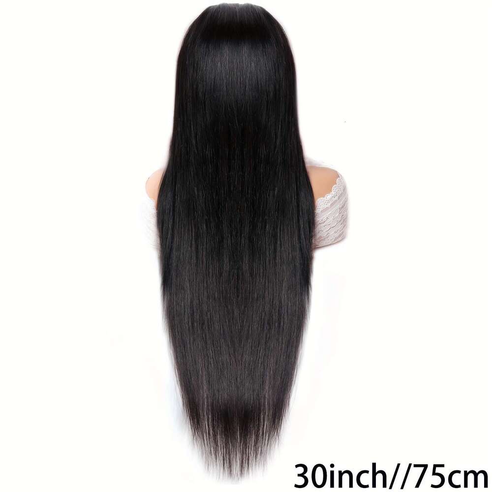 360° Lace Frontal Human Wig With Baby Hairs - 150 Density Full Lace, 100% Pre-Plucked Natural Color, Straight Hair Texture, Realistic Look