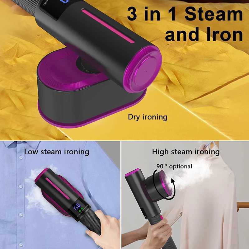 Portable Handheld Garment Steamer 3 in 1 Vertical Steam Iron For Clothes Ironing Wet Dry Ironing Machine Home Travelling Use C251106
