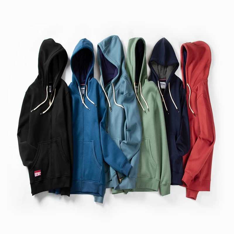 Solid Color Hoodie Men Fashion Zip Up Long Sleeve Oversized Jacket Coat Harajuku Gothic Hooded Sweatshirt Y2K Teen BP20933 W251106