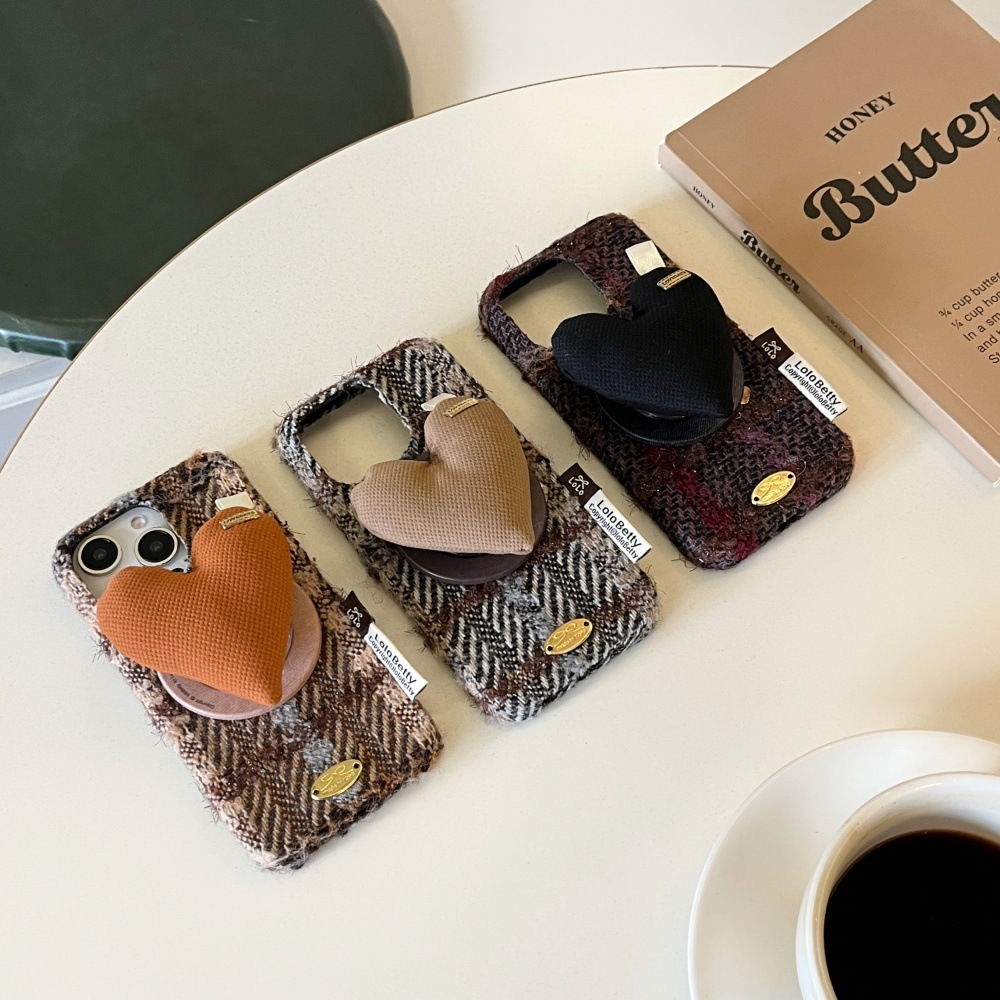 Sponge Heart Stand Phone Case Compatible with iPhone 17/16 Pro Max Vintage Style Case iPhone 15/14 Pro Magnetic