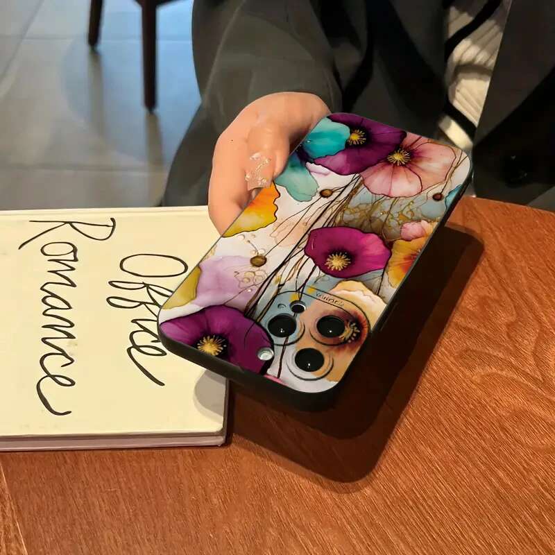 Vintage ral Pattern Phone Case for Samsung Galaxy S25 S24 S23 S22 Ultra Plus S21 FE A56 A36 A35 A55 A34 A54 A33 A53 A52 Cover