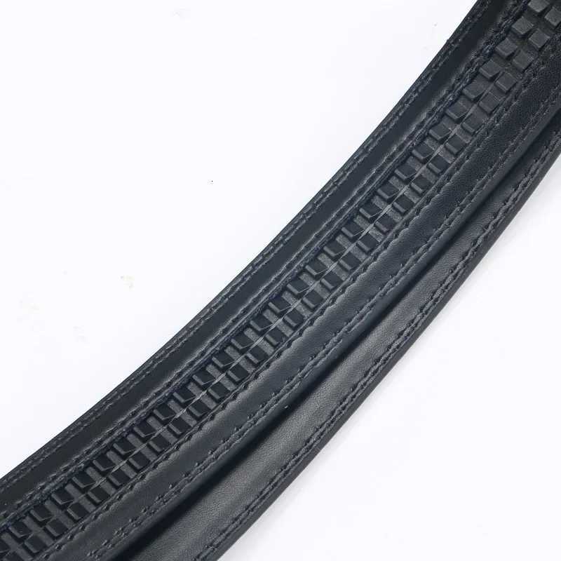 130 140 150 160 170cm Large Plus Size Belt Straps No Buckle for Automatic Buckle Genuine Leather Belts Men No Buckle 35cm WideXJ251106