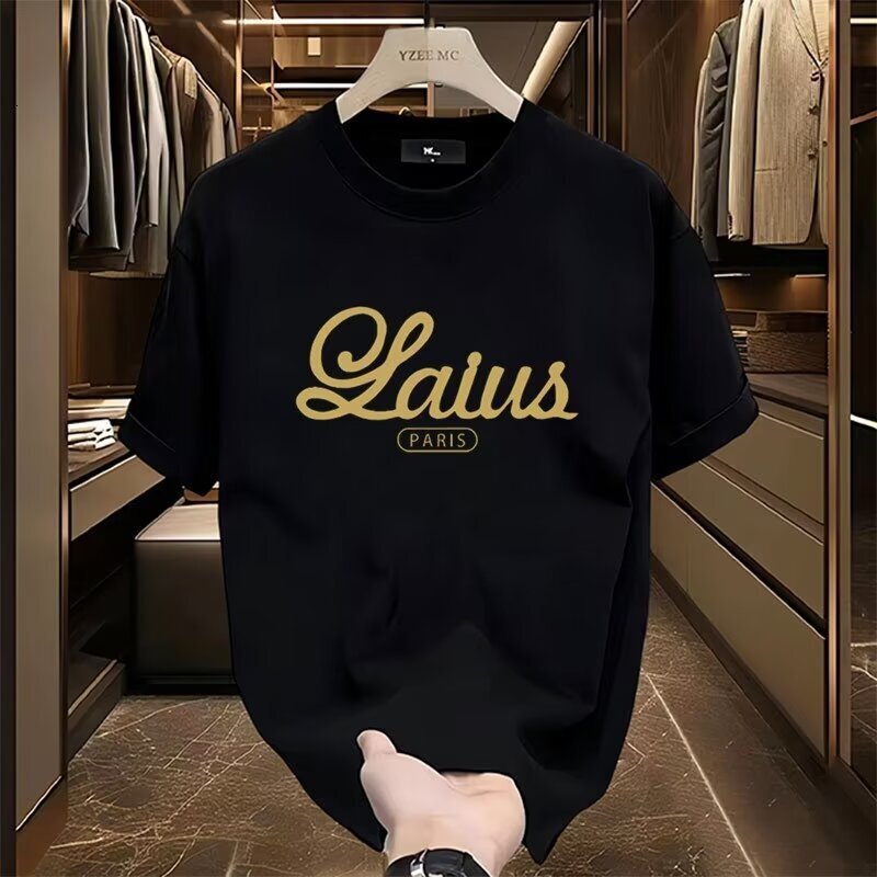 2025 Designer Short Sleeve American fashion brand short for summer new loose and versatile half sleeved T-shirt top high-end men's clothing