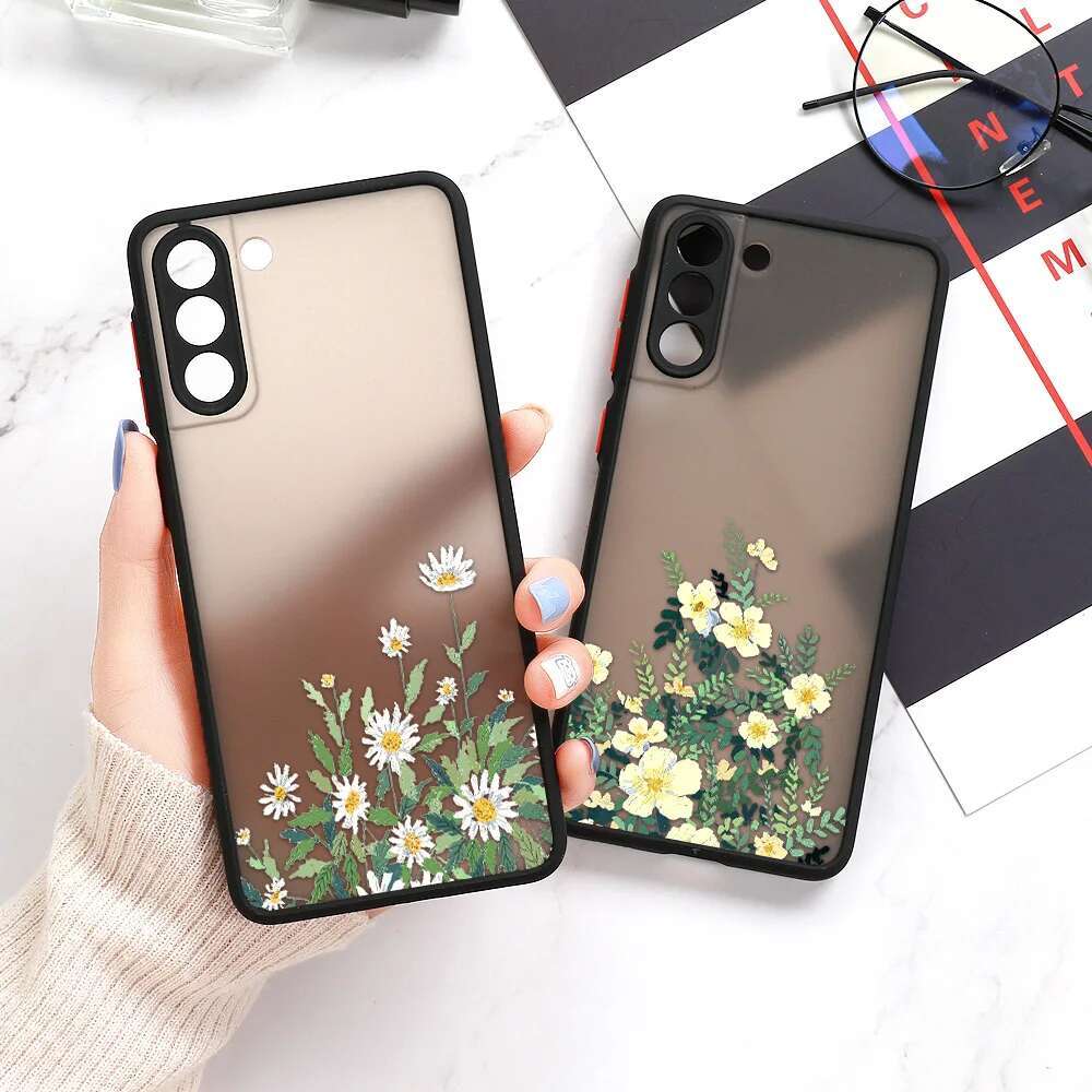 For S24 S22 Cover Samsung Galaxy S23 Ultra S 22 S21 S20 FE S10 Note 20 10 Plus S8 Lavender wers Clear Case