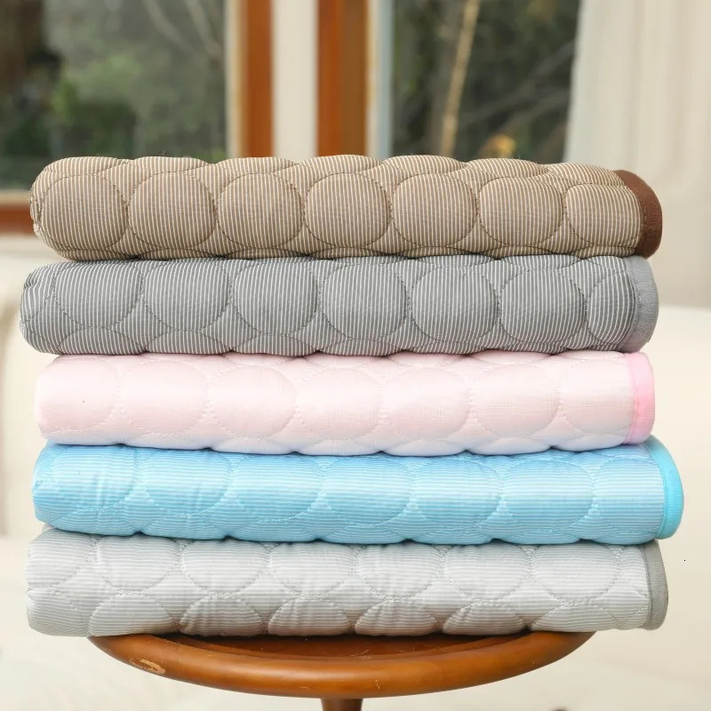 Summer Dog Mat Breathable Non slip Pet Dog House Bed Polyester Cooling Dog Mat Washable Dog Accessories Soft Dog Mat 250402 - view 4