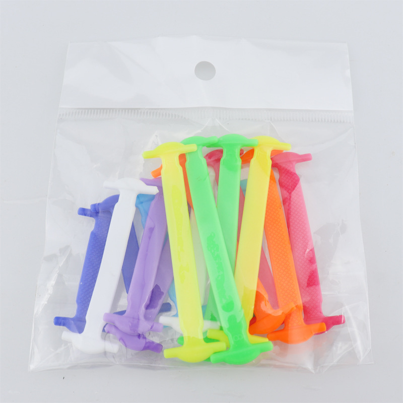 16pcs/set High Quality Silicone Elastic Shoelaces Creative Lazy No Tie Shoelace Lacing Kids Adult Sneakers Quick Shoe Lace