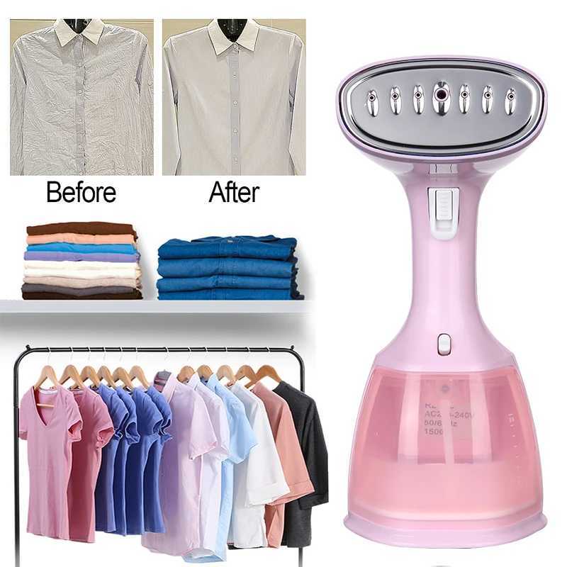 saengQ Steam Iron Garment Steamer Handheld Fabric 1500W Travel Vertical 350ml Mini Portable Home Travelling For Clothes Ironing C251106