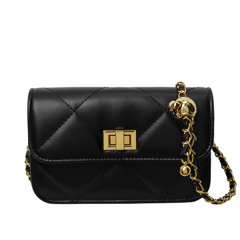 2025S Designer Women S Bag Crossbody For Women New Diamond Grid Soft Leather Small Square Bag Fashionable Versatile Stylish And Simple Chain Shoulder 