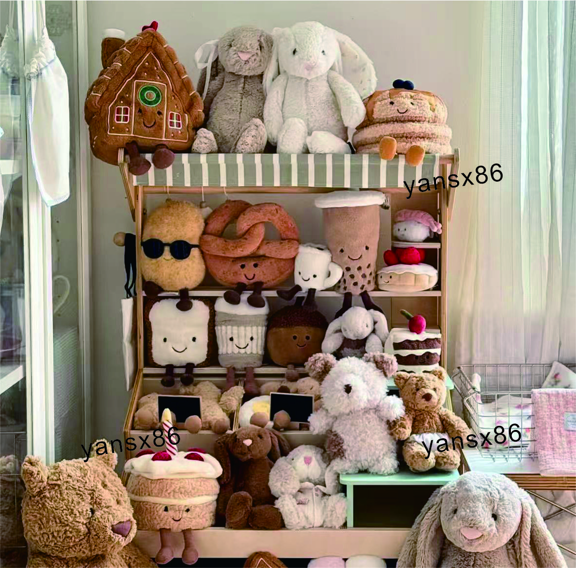 Jellys cat plush toy High-quality and adorable plush cartoon toy dolls meticulously crafted by designers,These novel and interesting gifts