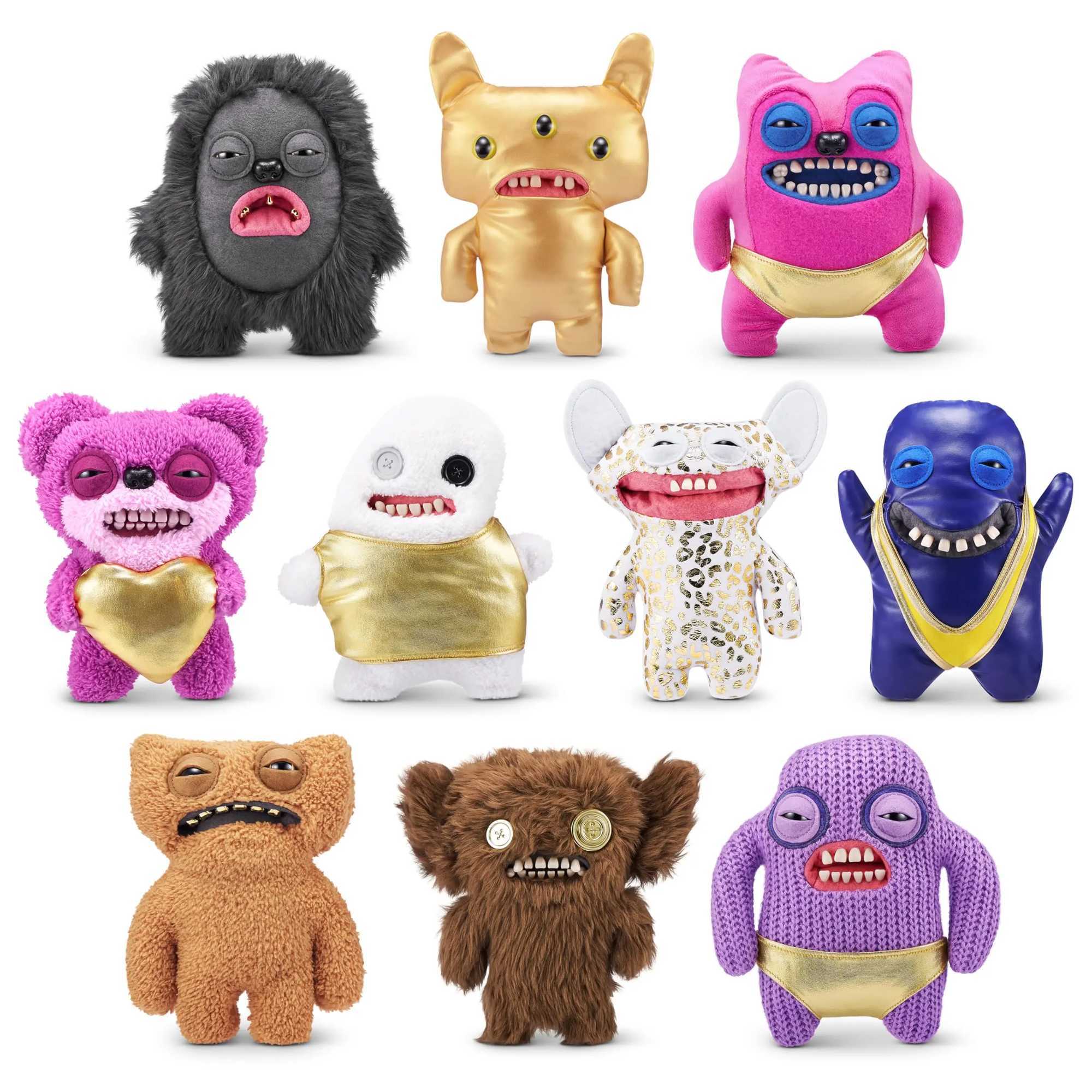 Fuggler Funny Ugly Monster Gold Rush Series Soft Plush Toy Funny Tooth Figurine Collectible Plush Toy Birthday Gift J251106