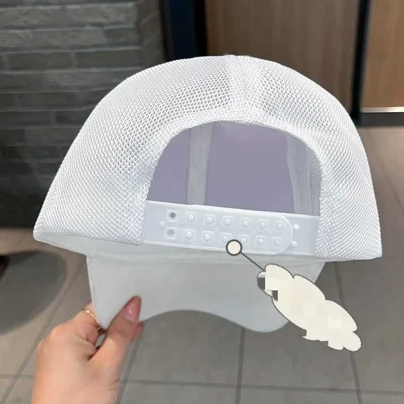 Womens Baseball Cap Summer Thin Section Sun-shading Duck Tongue Cap Breathable Applique Beading Lace Rebound Hat Mesh Hat L251105