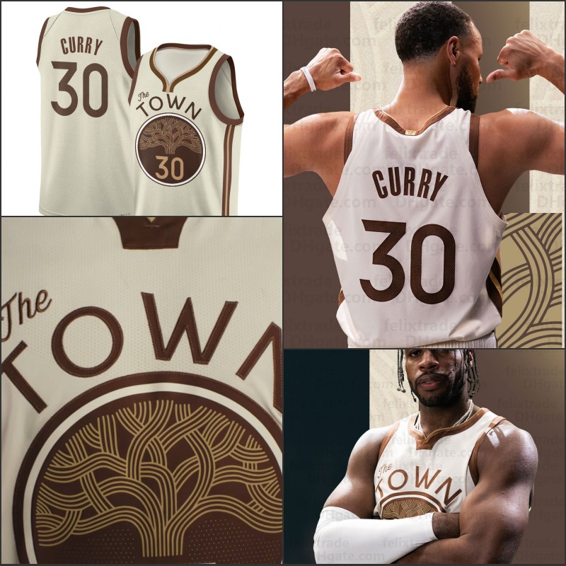 10 Butler III warriors 2025-26 City Jerseys 30 Curry 5 Looney 23 Green 4 Moody 7 Heild Custom Stitched