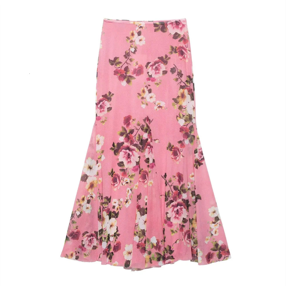 UNIZERA womens printed silk screen belt top with long leather cover asymmetrical design for spring and summer casual clothing 250403