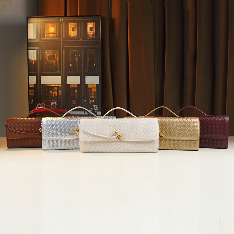 New Autumn Winter Handmade Woven Bag, Versatile For Daily Use, With Horizontal Handle And A Stylish Single Shoulder Crossbody Bag