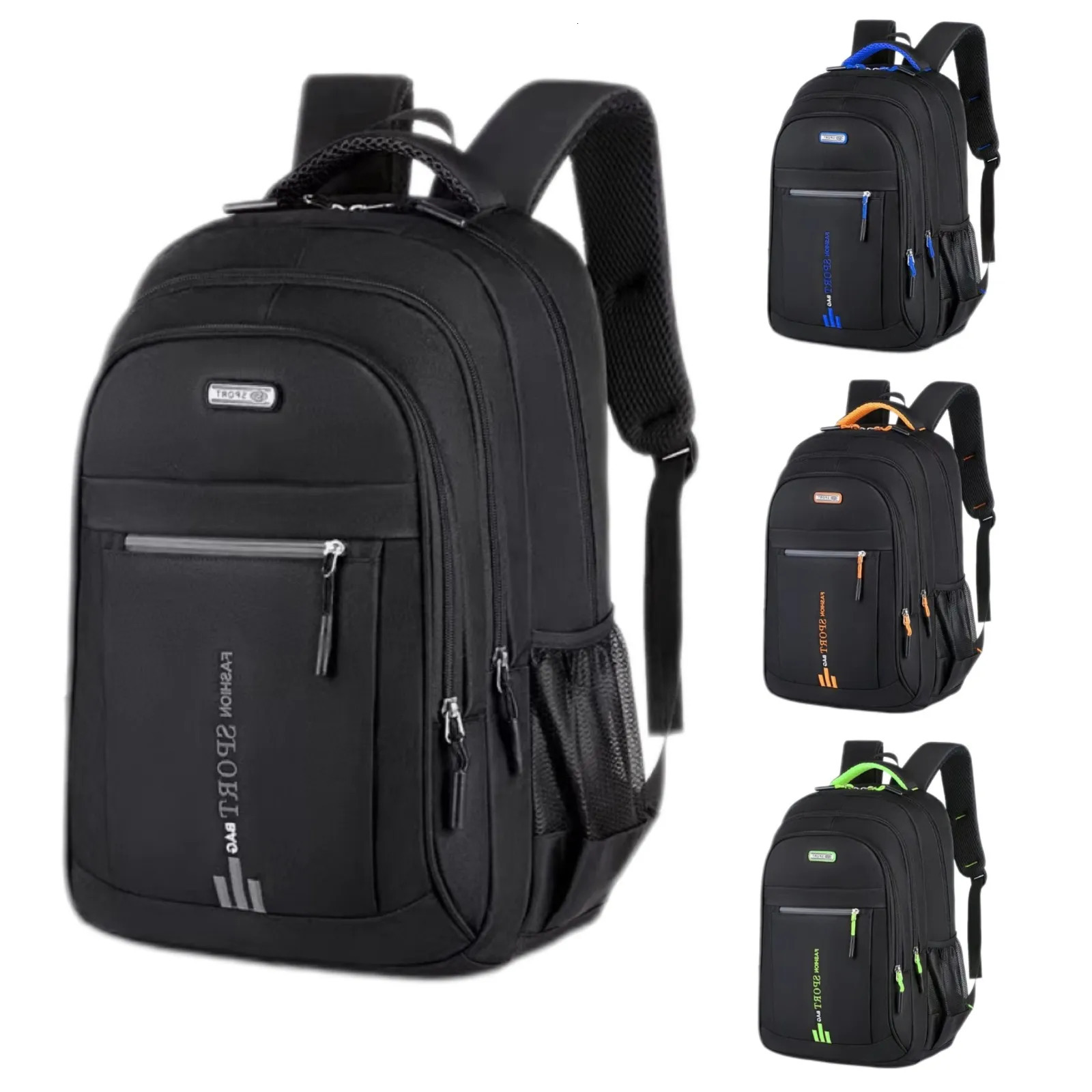 Mens backpack Oxford waterproof Rucksack business computer bag leisure travel backpack high school student backpack 250402