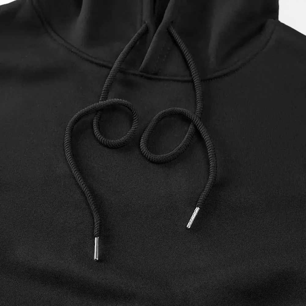 Mens Hoodies Pullover Spring Autumn Casual Hoodie Sweatshirts Print Hoodies Loose Black Sweatshirt For Male W251106