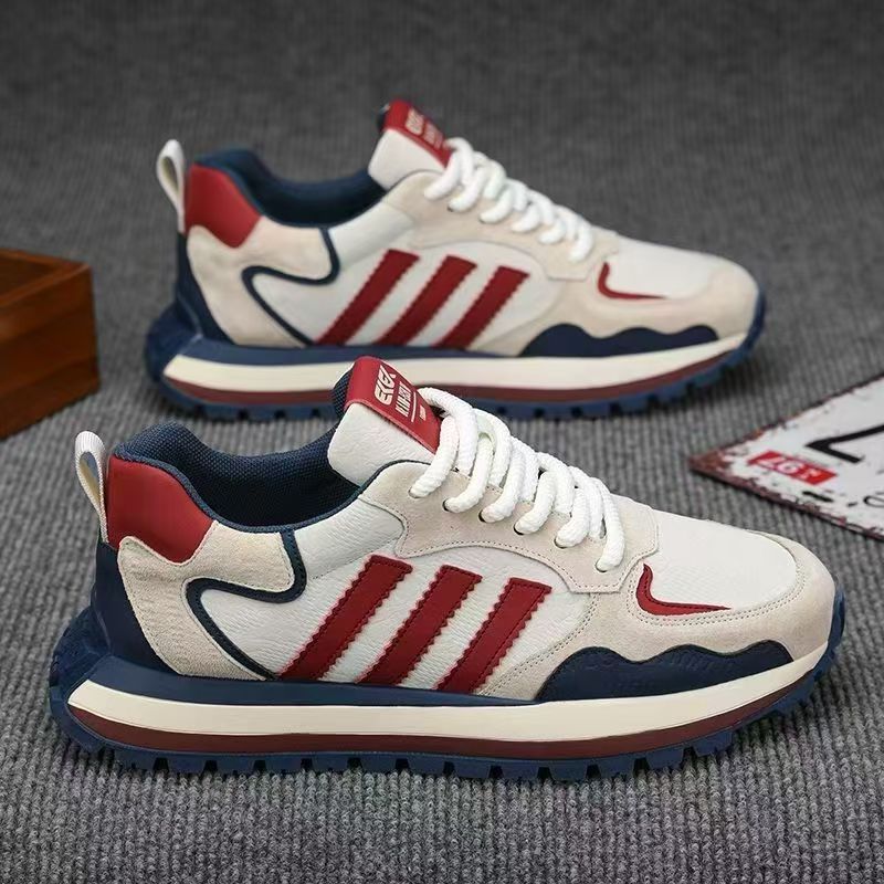 Free shipping designer trainers sneakers men beige black red comfortable breathable wear-resisting outdoor casual shoe