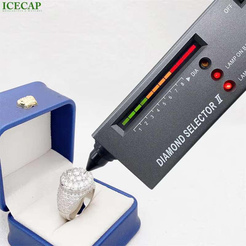 Hot Selling Luxury Hiphop Men Ring 925 Sterling Silver Jewelry Full Iced Out VVS Moissanite Engagement Wedding Rings for Gift