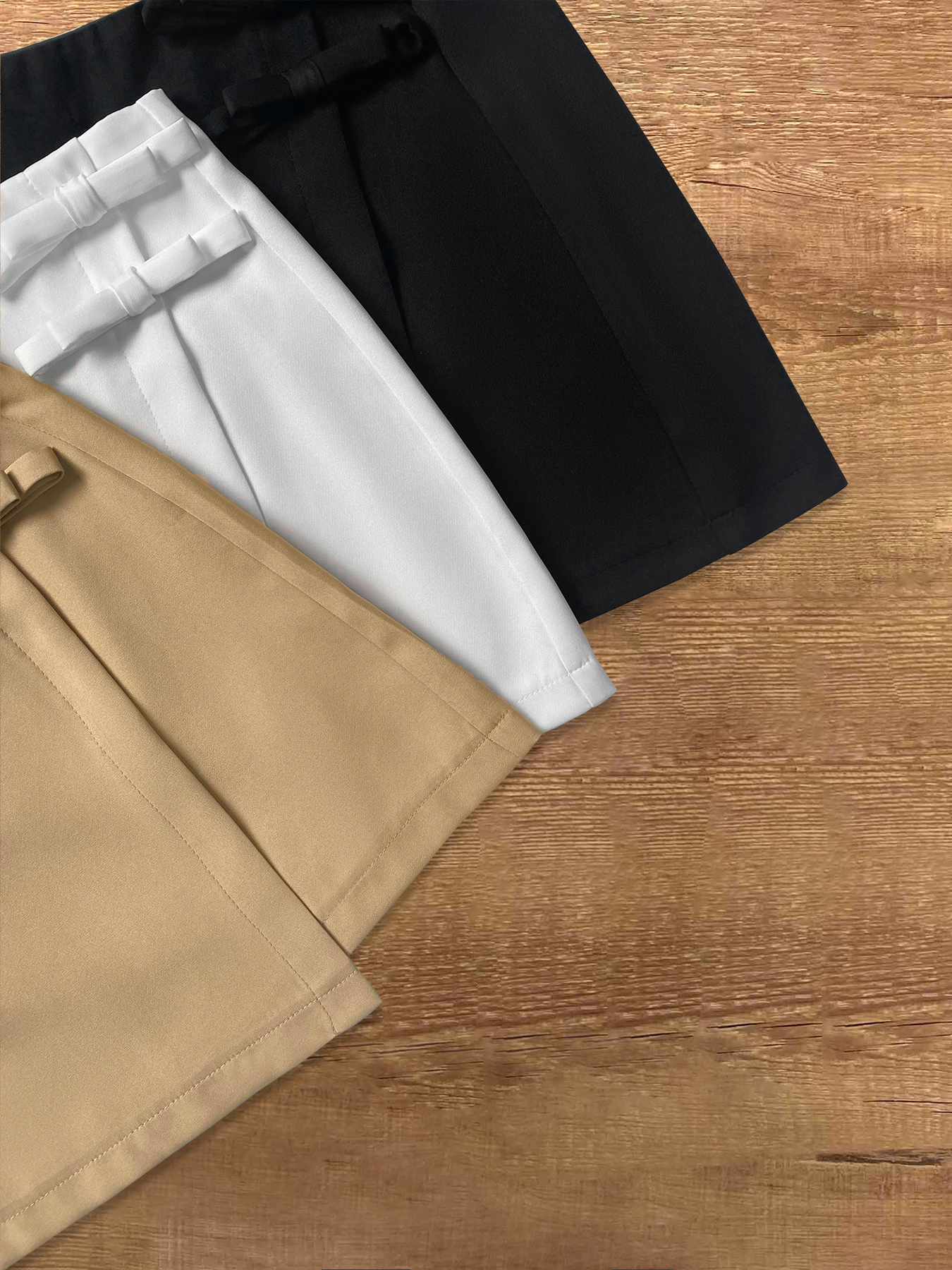 Minimalistic Yet Stylish Ladies' Polyester Short-Skirts Collection Featuring Timeless A Line Cut Across Diverse Shades---1775