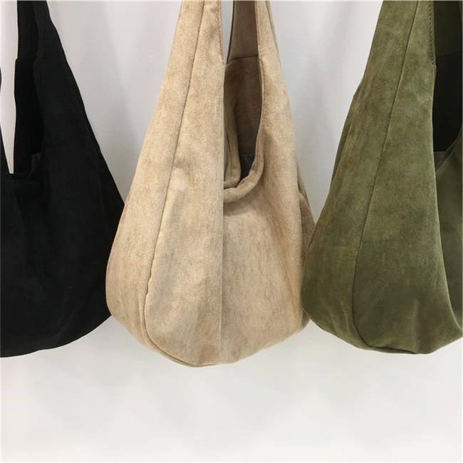 Famous designer women Free shipping new minimalist slouchy Luxury bag suede texture casual all-in-one Tote bag