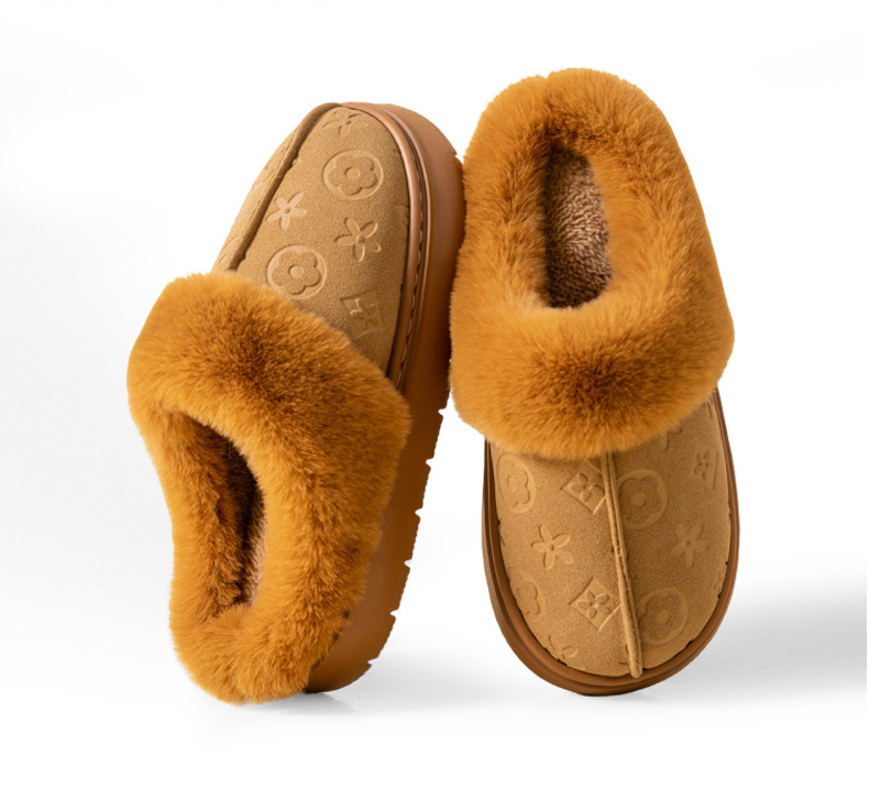 Free shipping, high-end brand home fashion, unisex couple faux leather, waterproof, anti-slip for both indoor and outdoor use, warm home, soft sole wi