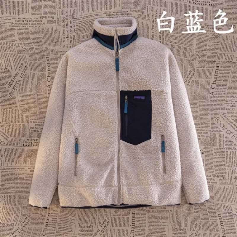 Motorcycle Outdoor FLeece Jacket For Men/Women Double Sided FLeece Thickened Plush Cycling Suit Lamb Wool Windproof Jacket X251106