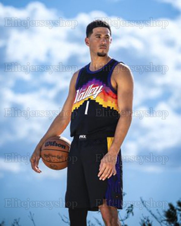 Custom basketball Jersey 2025-26 City Booker Jalen Green Mark Williams Goodwin