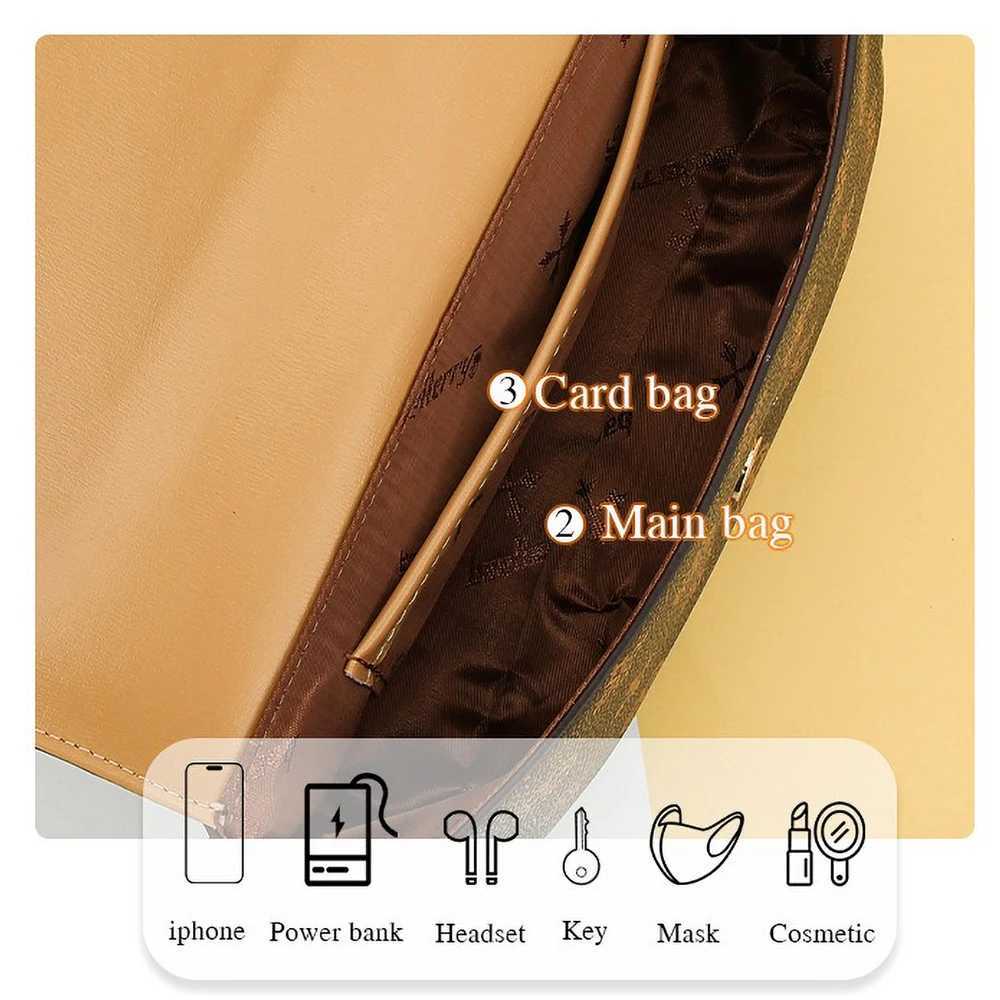 Designer Inspired Plaid Shoulder Bag Magnetic Buckle Laptop Crossbody Womens Commute Organizer with Card PocketsW251106