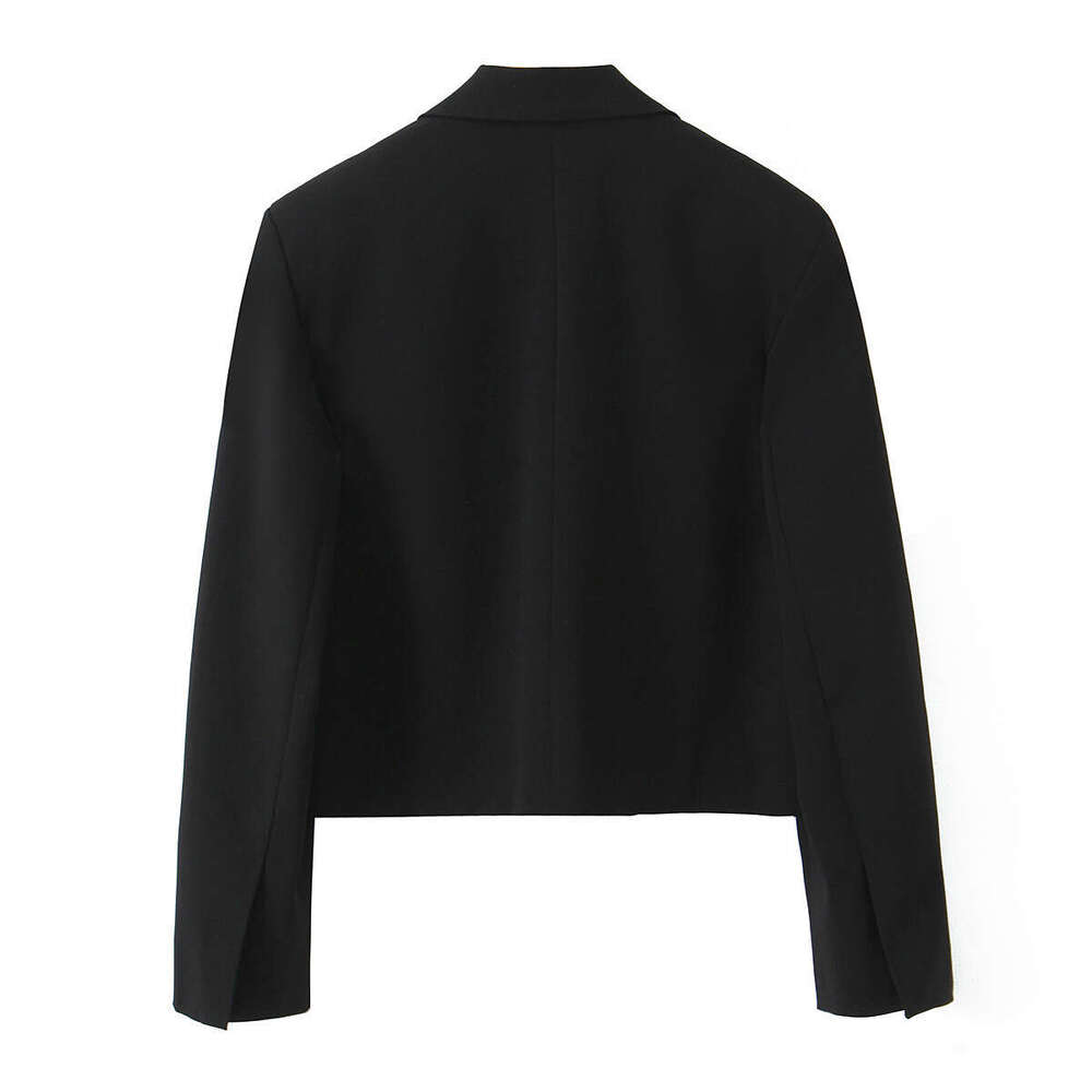 Amazon SHEIN European And American Cross-Border Hot Sale Women's Clothing Thin Striped Loose Short Long Sleeve Blazer e4ab 4623