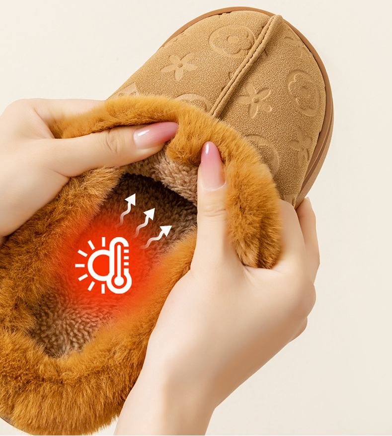 Free shipping, high-end brand home fashion, unisex couple faux leather, waterproof, anti-slip for both indoor and outdoor use, warm home, soft sole wi