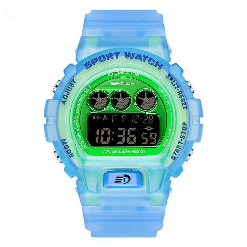 DHwatches Sanda Men's Student Single Movement Fashion Trend Electronic Watch for Men and Women Middle School Students Wristwatch