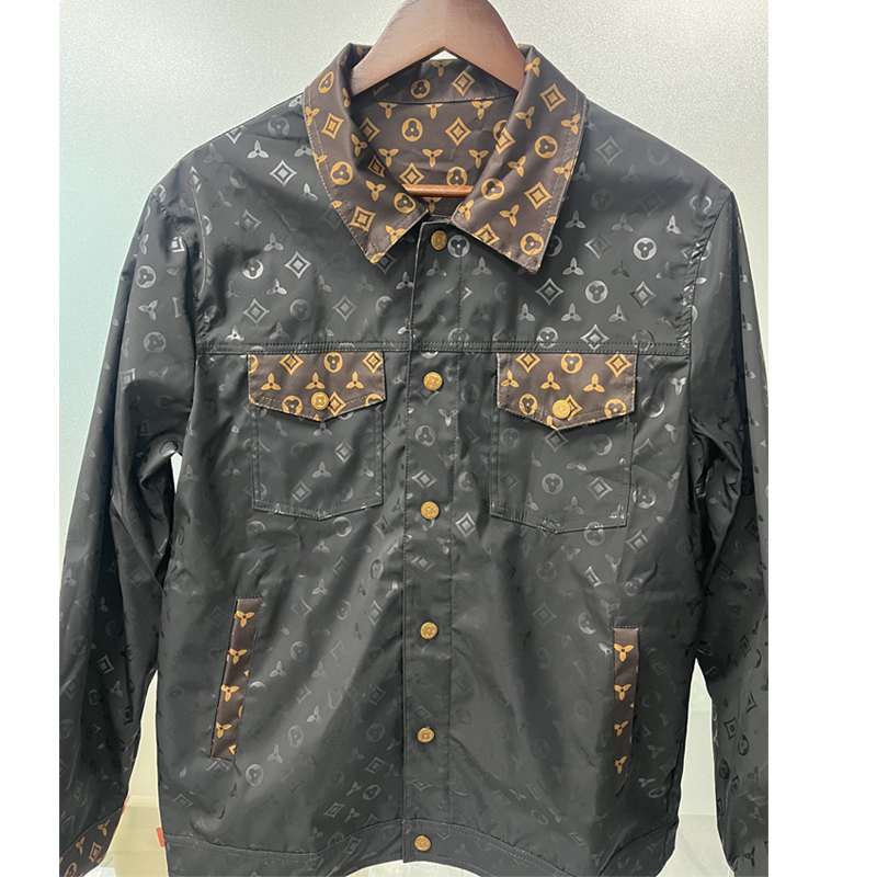 Light Luxury Fashion Cotton Coat Winter Thickened and Fleece-Lined Warm Jacket with Trendy Prints Versatile Punk Style Black Yellow Plus Size M-5XL