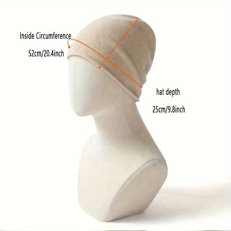 Korean style all-match warm windproof breathable fashion knitted pile hat men and women casual winter heaear W251106