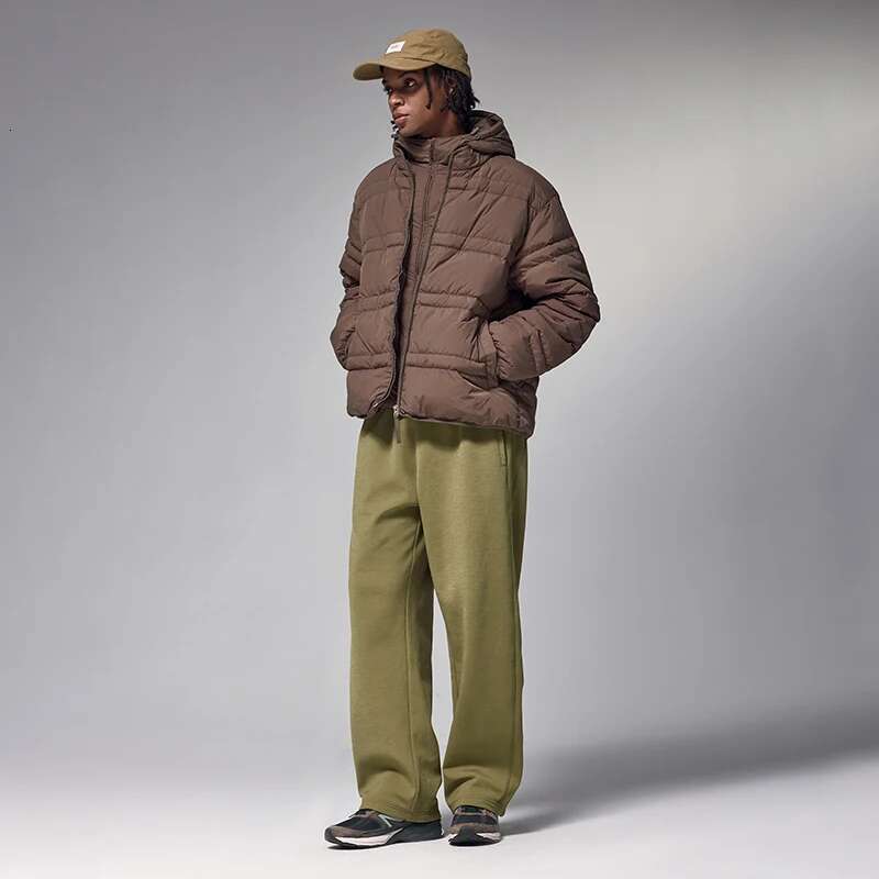 Unisex High-Stretch Sweatpants New Fleece-Ed Streetwear Casual Joggers For Men