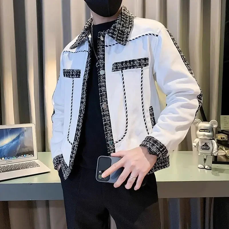 Mens Jackets Black Male Coats Winter Sales Of Splicing Deals In High Quality Sale Trendy Korean Reviews Many Stylish 251106