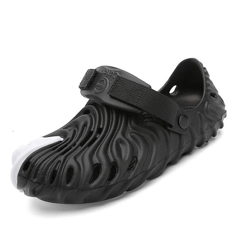 2025S Designer Men S Slippers Summer Men S Sandals With Breathable Toe Caps And Perforated Casual Beach Shoes For Couples Hollowed Out Anti Slip Outdo