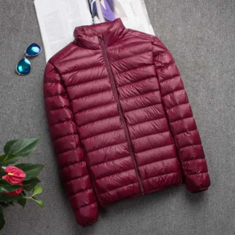 90% White Duck Down Hooded Jackets Warm Coat Parka Men Portable Outwear Mens Coat Autumn Winter Ultralight Thin Down Jacket