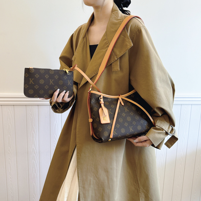 Free shipping large capacity bag women's bag new fashion son mother single shoulder crossbody Tote bag 2025