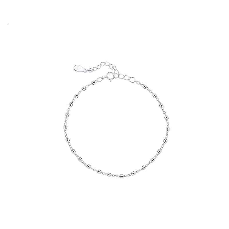 S Sterg Sier Water Wave Chain Bracelet Set Starlight Shines Brightly Ladies Gift Pair Fine Jewelry Accessories Wholesale