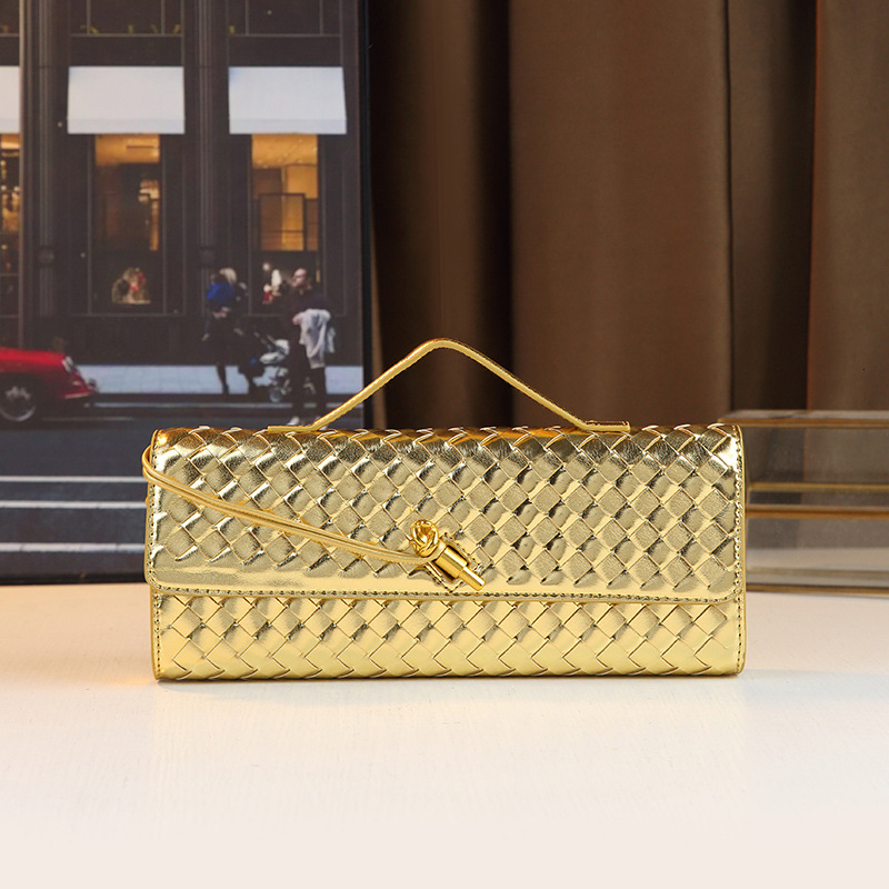 New Autumn Winter Handmade Woven Bag, Versatile For Daily Use, With Horizontal Handle And A Stylish Single Shoulder Crossbody Bag