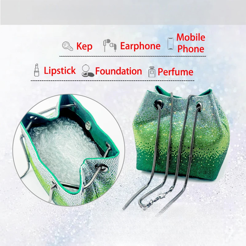 2025 This year popular latest Italian design shiny wedding party women high quality dia handbags evening bags