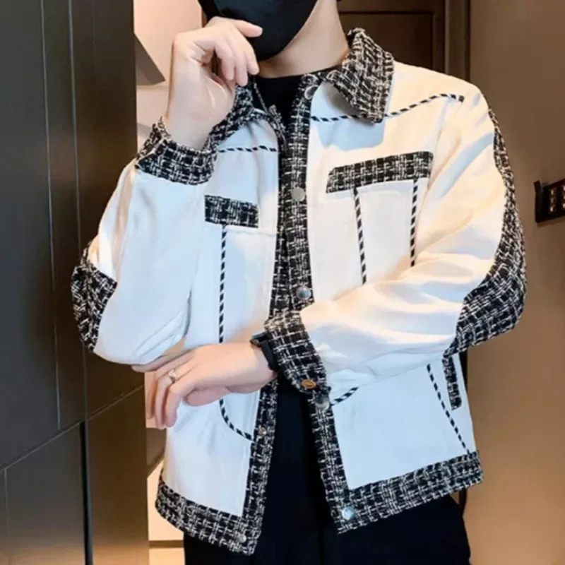 Mens Jackets Black Male Coats Winter Sales Of Splicing Deals In High Quality Sale Trendy Korean Reviews Many Stylish 251106